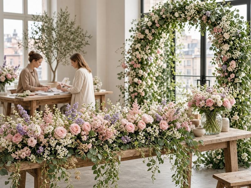 Event florals at Florals Melanscius