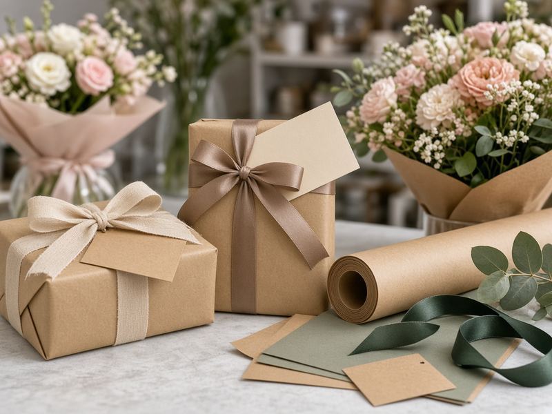 Gift wraps at Florals Melanscius