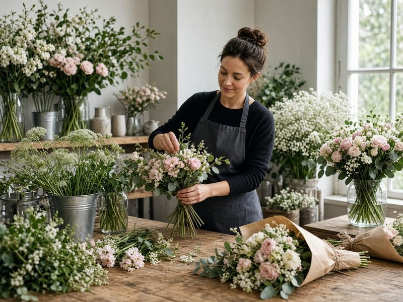 Workshop stems at Florals Melanscius